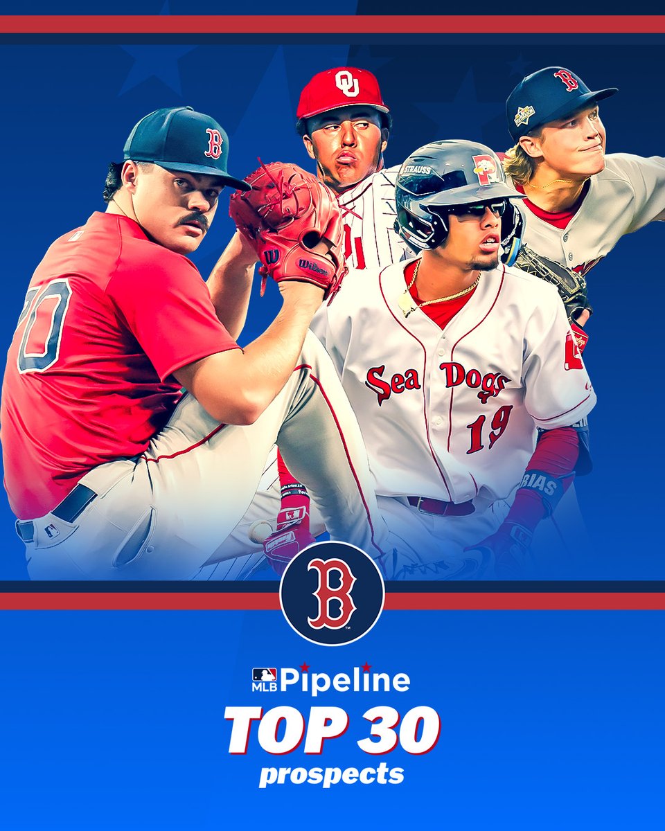 Here's the <a href="/RedSox/">Red Sox</a>'s new Top 30 Prospects list, led by Payton Tolle, Franklin Arias and Connelly Early: atmlb.com/4r6HZzE