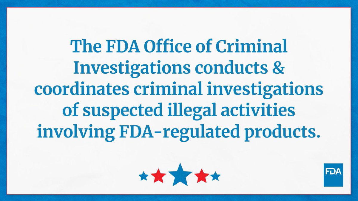 FDA Office of Inspections and Investigations tweet media