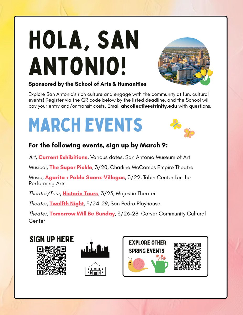 Trinity University Humanities Collective tweet media