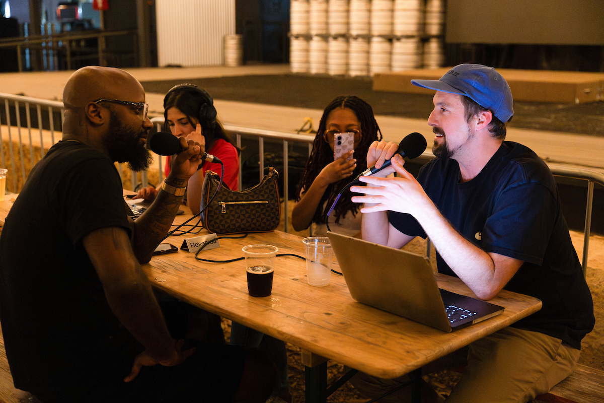 TheBreaksKUTX's tweet photo. We took a field trip to Central Machine Works for @KUT/@KUTX Connections event to record live on location. We had guest hosts @MilestoMogul @soundfounder &amp; @DJ_SHANI  
Listen: https://t.co/9JfD3Qp1eD https://t.co/9dIJs7sXKZ