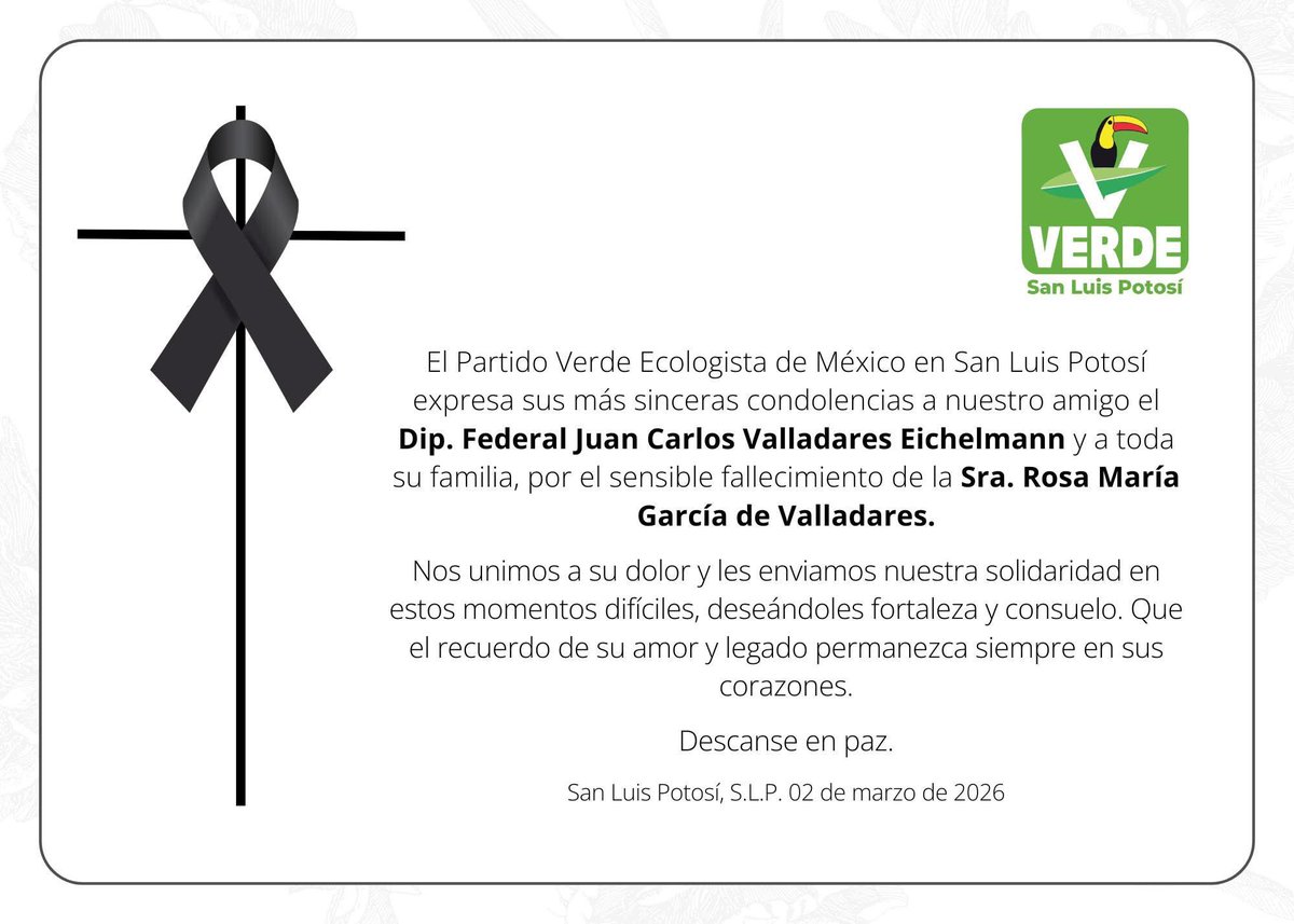 Partido Verde Ecologista De México SLP tweet media