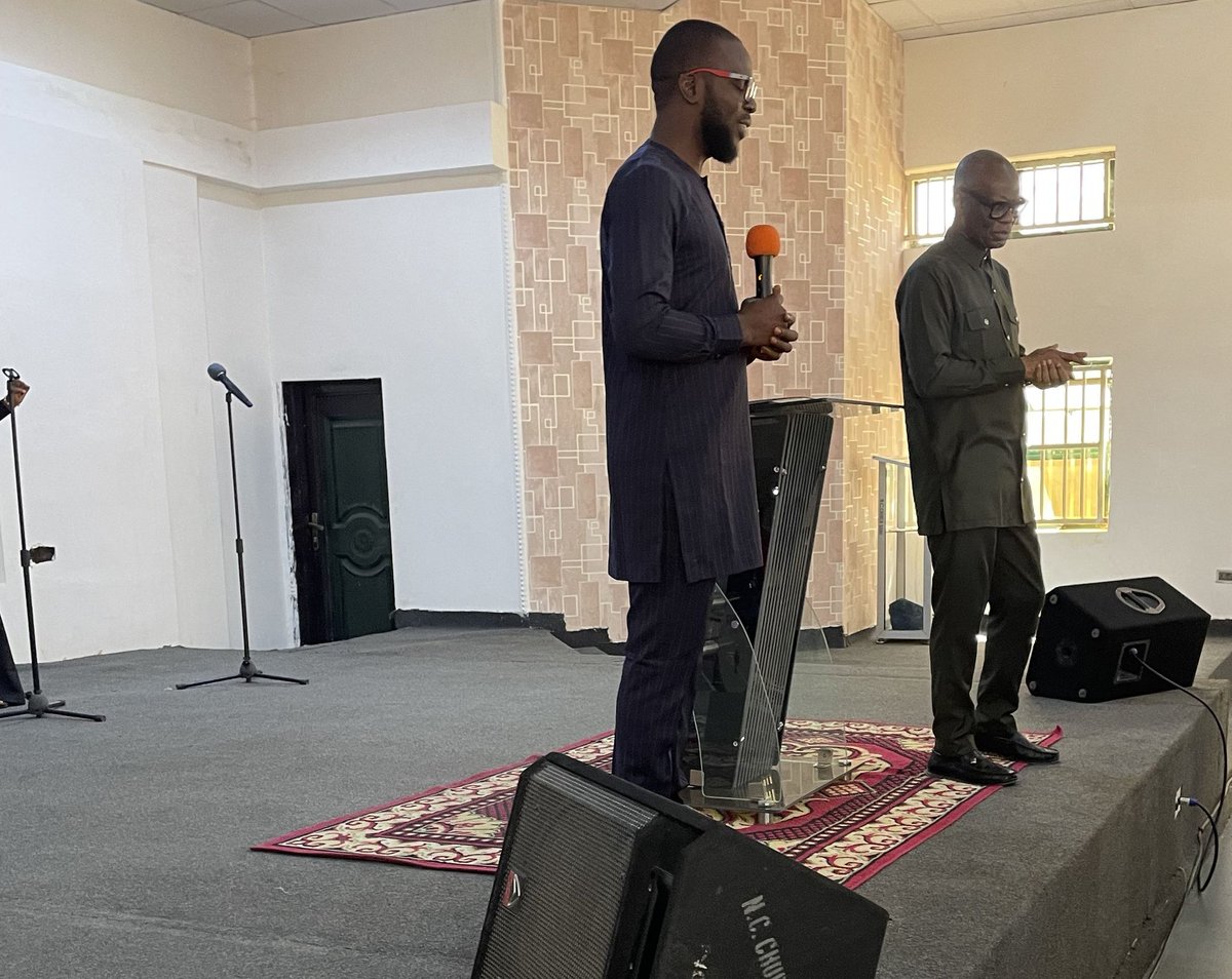 Nccskd's tweet photo. What a wonderful moment spent in dedicating Joshua Ebere, the third baby boy from the family of Bro Dominic Ebere and Mrs Joy-Dominic Ebere. Heartfelt prayers and Prophetic Declarations were uttered over the baby and the family.
#BabyDedication #JoshuaEbere #Eberes #NccSaboKd https://t.co/PC6LAQcC47