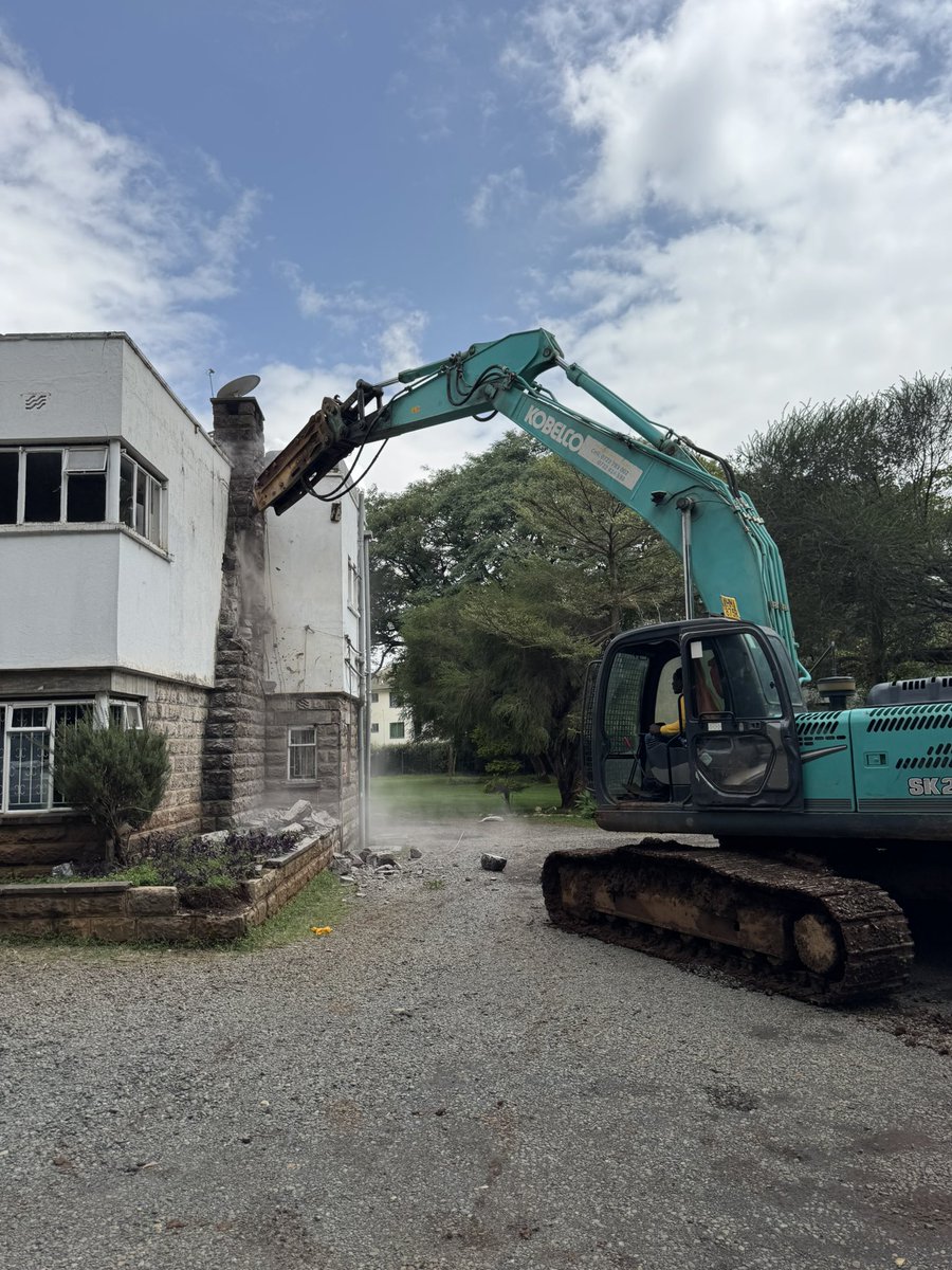 LawSocietyofKe's tweet photo. Today marks a historic and transformative moment for the Law Society of Kenya following the successful demolition of the dilapidated old offices along Gitanga Road. This exercise signals the end of an era and the beginning of a bold new chapter as we pave the way for modern, accessible, and efficient facilities that will better serve our members, stakeholders, and the wider public in advancing the rule of law and access to justice.

The exercise was led by the President, Faith Odhiambo, who was accompanied by Council Members and the Chief Executive Officer. Their presence underscored the Society’s strong commitment to institutional growth, renewal, and the continuous improvement of service delivery. This milestone reflects our shared vision of building a dynamic and future-focused professional body that meets the evolving needs of the legal profession and society.

As we bid farewell to the old premises, we honour the rich history, memories, and milestones that were shaped within those walls. The foundation laid there will continue to inspire our journey forward. We now look ahead with optimism and determination as we prepare for the development of a state-of-the-art facility that embodies excellence, innovation, and inclusivity.

#LSK #NewBeginnings #AdvancingJustice #Leadership #Transformation