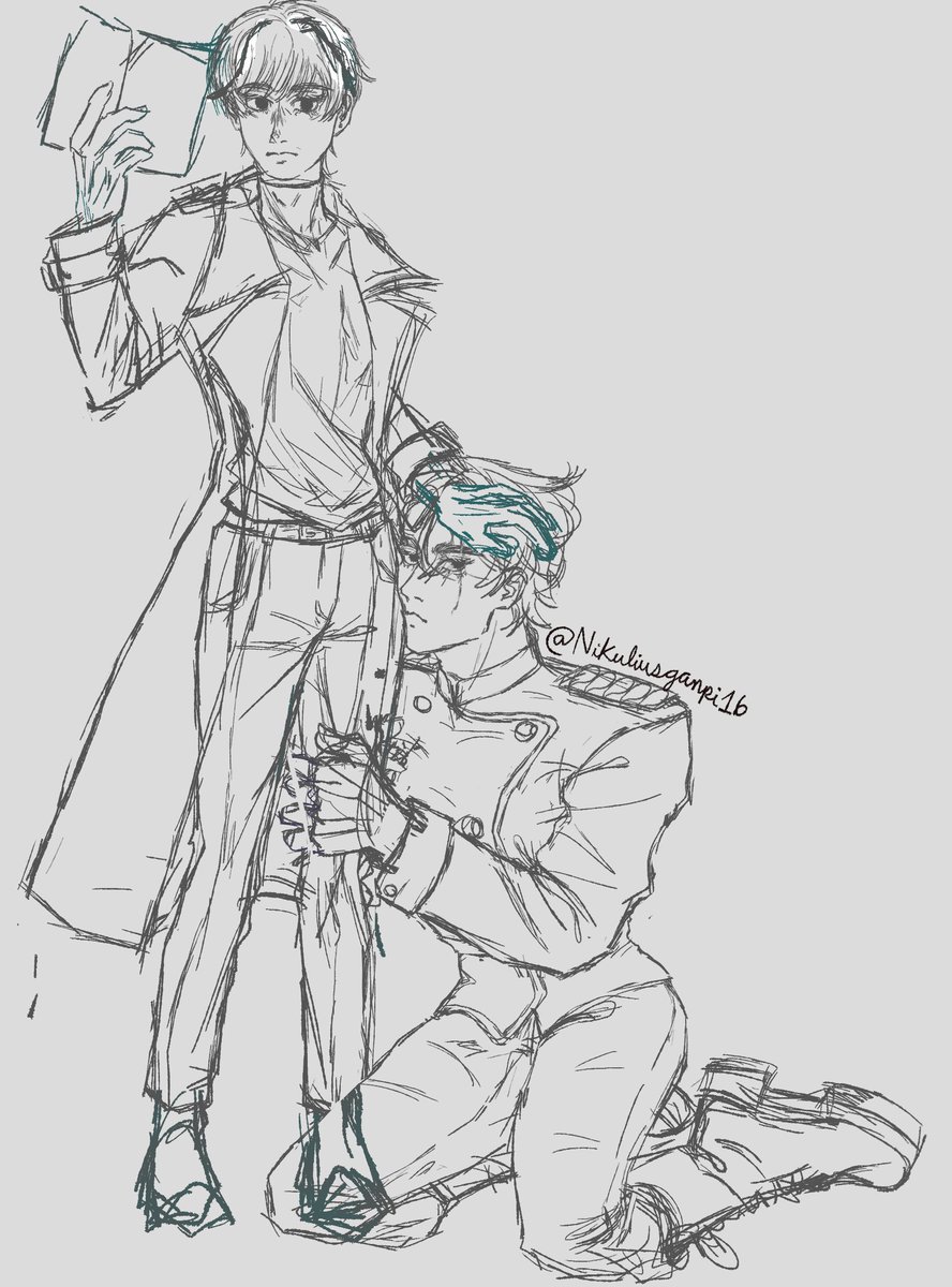 nikuliusganpi16's tweet photo. #dokplot #orvfanart #dokjoong cleaned up sketch I did for a Zerg danmei AU I kept on thinking about... https://t.co/PySV4XAx7S