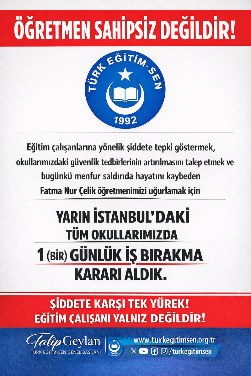 Ahmet42253905's tweet photo. #ÖğretmenSahipsizDeğildir https://t.co/c3kC20mTz3