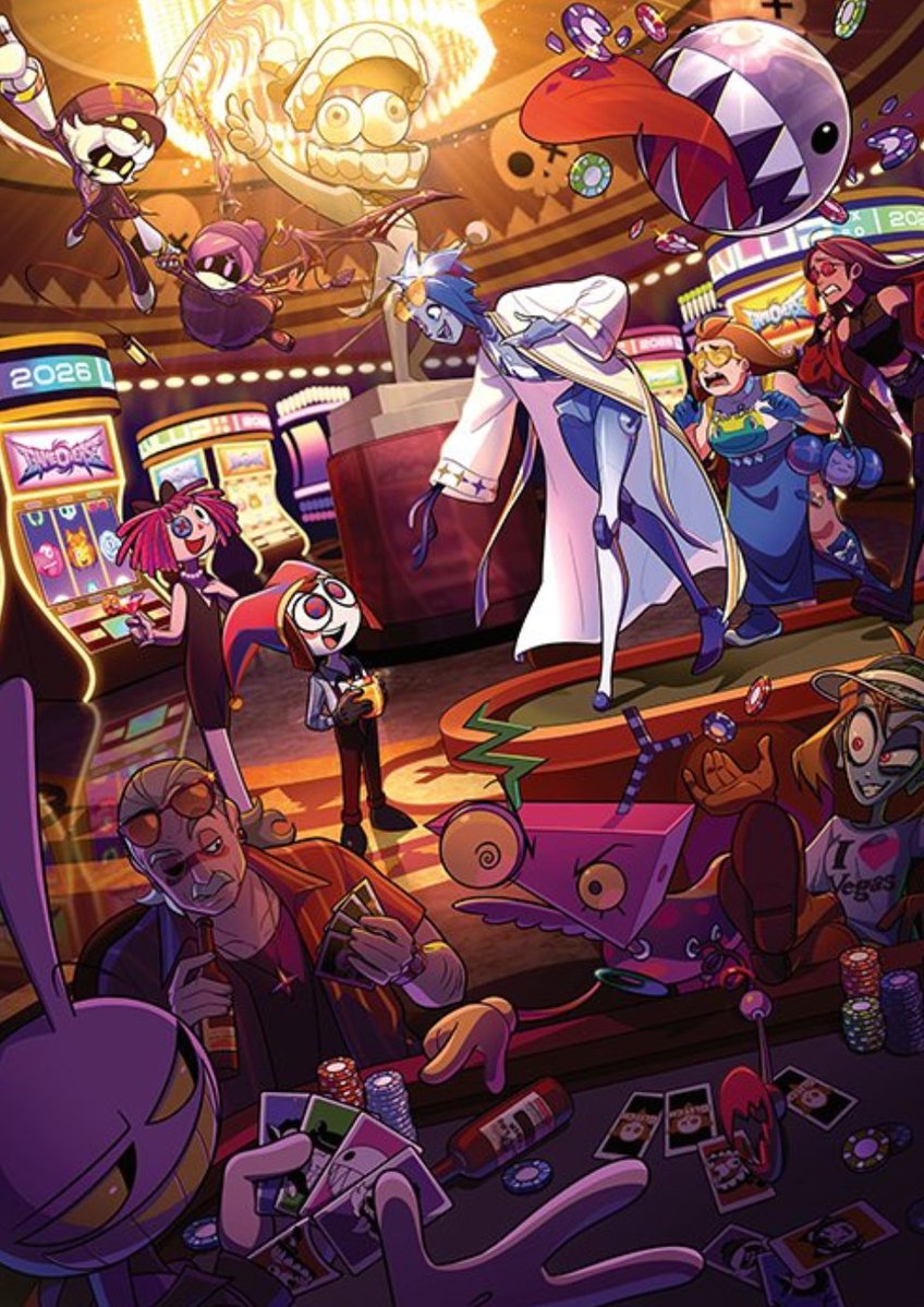 Official poster for Digital Circus x Knights of Guinevere at the LVLUP Expo.

Glitch Productions’ booth will feature the con exclusive poster and a chance to meet the cast of the two shows starting on April 24 to 26.