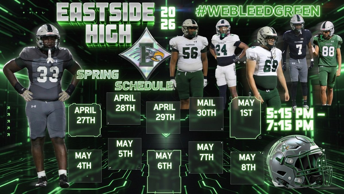Eastside Eagles Football tweet media