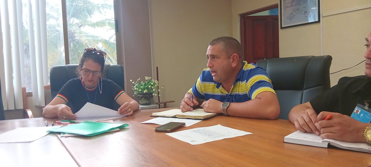 Presidido  por Dprh Cav Edwin González  se desarrolla en la #DPRHCIEGO la reunion de puntualizacion de la semana porque #SomosCuba #CubaEstaFirme #LaLuchaNoHaCesado #LatirAvileño #100an̈oconfidel