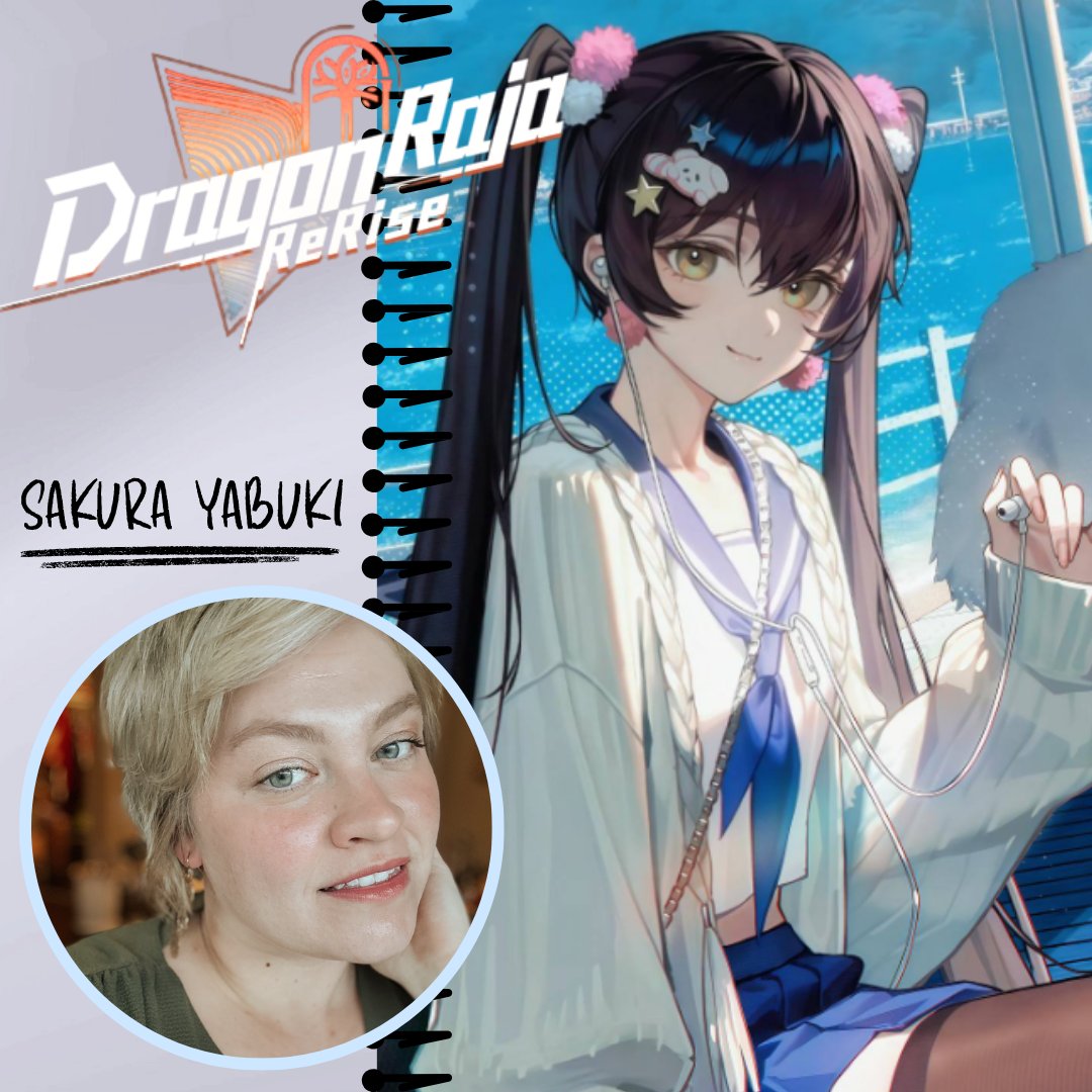 KelseyPoppen's tweet photo. Class is officially in session… and yes, I’m very late announcing it. I’m back as Sakura Yabuki in Dragon Raja: ReRise for her brand-new skin. She’s undercover in this arc, which gave me so much range to explore. https://t.co/cw2ckeACxu