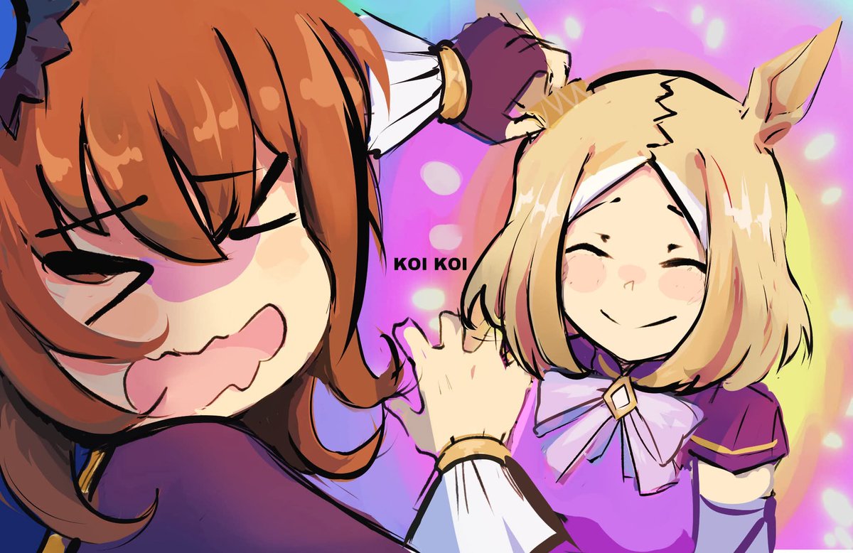 Como hoy no sabia que subir, tomen esto que hice hace un tiempo 👀

#umamusume #naritatoproad #admirevega #CuriMusume