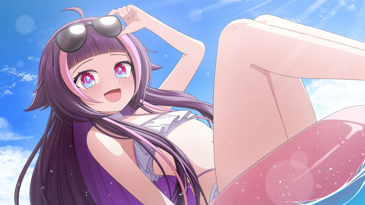 Un dibujito de la Jefa de los Lomitos, Melkozito, disfrutando un dia de verano, ¡Feliz cumpleaños Melkooooo! 🐶 🔪 #melkoART