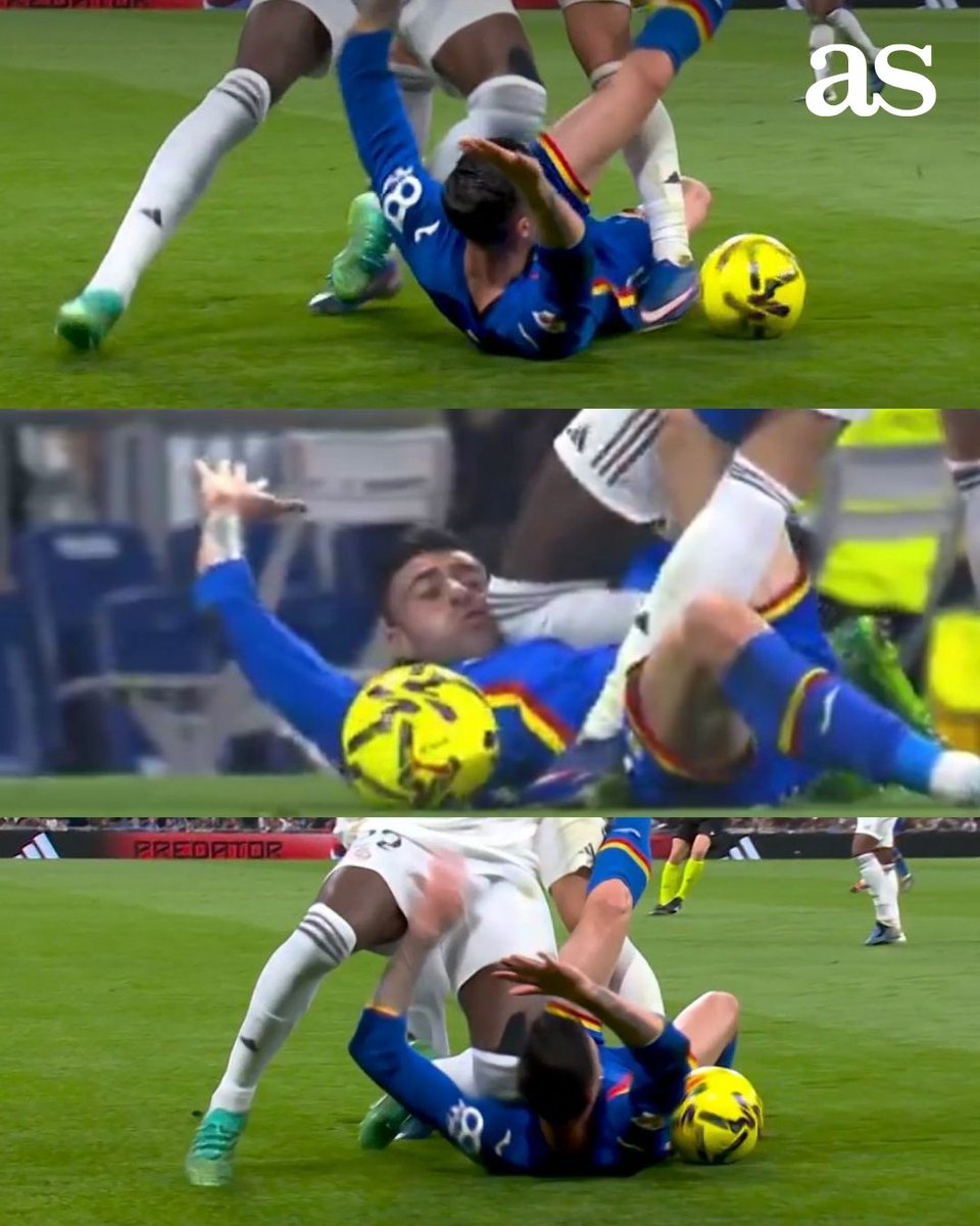 ‼️ La durísima imagen del rodillazo de Rüdiger sobre Diego Rico que no fueron punibles ni para el árbitro ni para el VAR

¿Te parece roja?