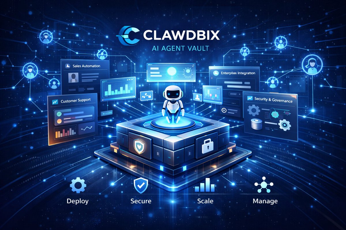 BitDoku_'s tweet photo. ◈  CLAWDBIX  ◈
AI AGENT VAULT

Deploy • Secure • Scale • Manage https://t.co/fedUBmwlgV