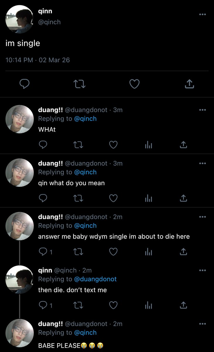 woobbangiz's tweet image. a small #duangqin au where duang suddenly goes blond and boyfriendless (?)