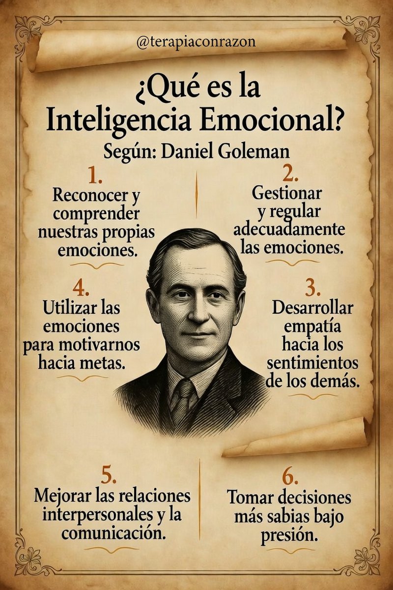 terapiaconrazon's tweet photo. ¿Has fortalecido la tuya?💗

La Inteligencia Emocional es la que te permite alcanzar tus metas y sueños en la vida, además de permite construir relaciones saludable para tu bienestar. 

Algunos dicen que será la inteligencia que desarrollaremos más a futuro en contraste a lo que la inteligencia artifical está avanzando en lo cognitivo.