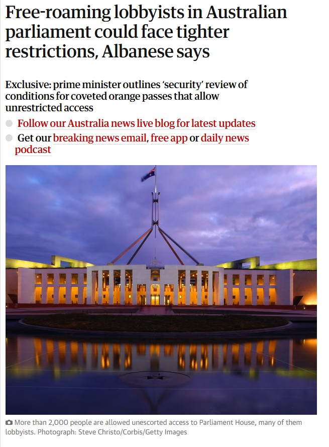 FetchStep's tweet image. There is 2200 Paid Lobbyists roaming the hall of Parliament house looking for MP's to bribe.
The Shocking part is 924 (42%) of them are Ex-Members of parliament.
MP's never stop working for their donors against the people of Australia even when they are voted out.
#Lobbyists