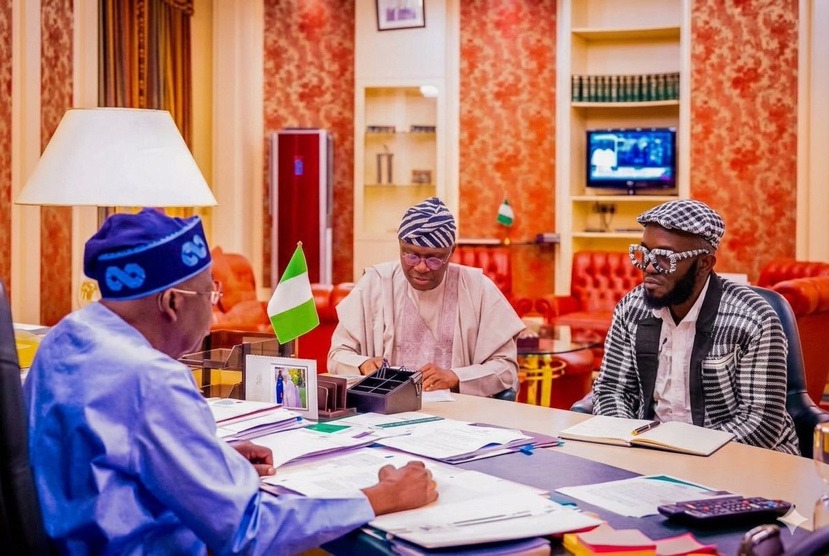 CharlesIfeco's tweet photo. Your excellency @jidesanwoolu 
I was in that important deliberations with Mr. President at the state House today. I wonder how your media team was able to crop me out of that very important meeting. But thank God for the power of necessity…Husband material back.

Russia Iran https://t.co/tFPpqwVSXJ