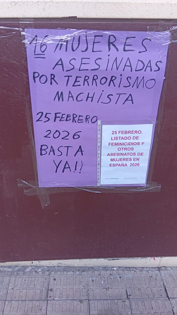 RosasTrece's tweet photo. Terrible comienzo del 2026 para la mujeres y sus hijos en este país. 10 mujeres asesinadas por la violencia machista y dos menores víctimas de violencia vicaria es el terrible balance a día de hoy, 25 de febrero, en España. Las cifras son demoledoras https://t.co/FSwhzalyCC