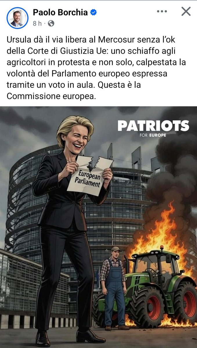 #Mercosur. <a href="/PatriotsEU/">Patriots.eu</a> <a href="/PaoloBorchia/">Paolo Borchia</a> <a href="/LegaSalvini/">Lega</a>