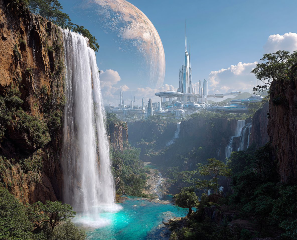 Unique930's tweet image. QT your Waterfall Art
#AIart #waterfall #scifiart #scifi #aiartcommunity