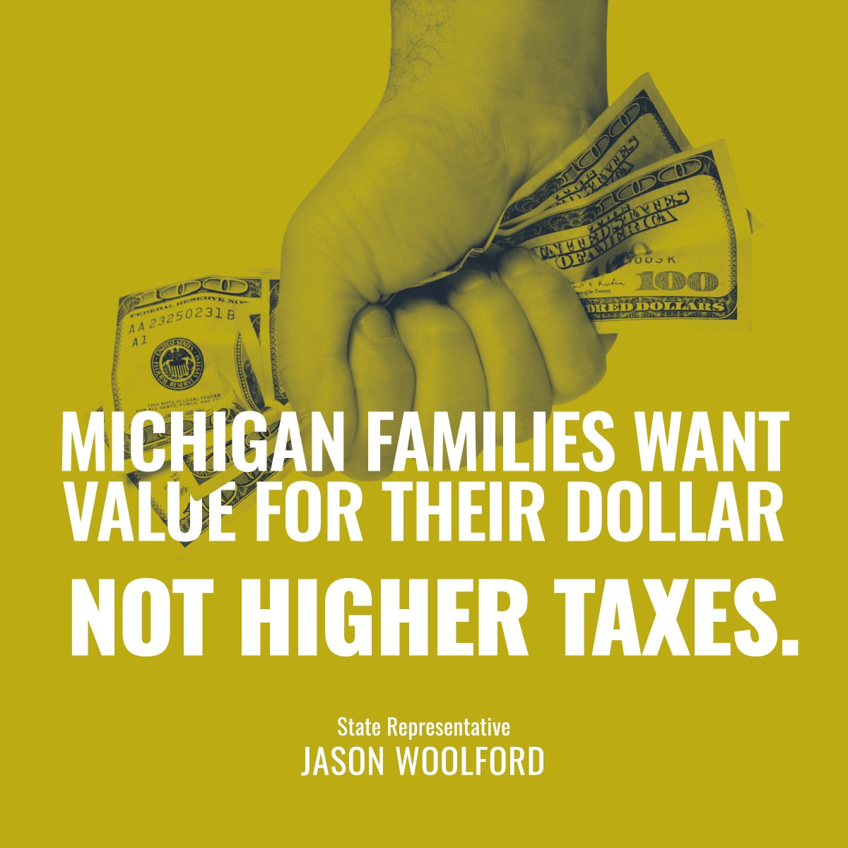 The governor’s proposed tax increase would raise taxes on Michiganders by $800 million at a time when many are already feeling the pressure. Michiganders don’t want to send more of their paycheck to Lansing. What we need is smarter spending.

#Michigan #LivingstonCounty