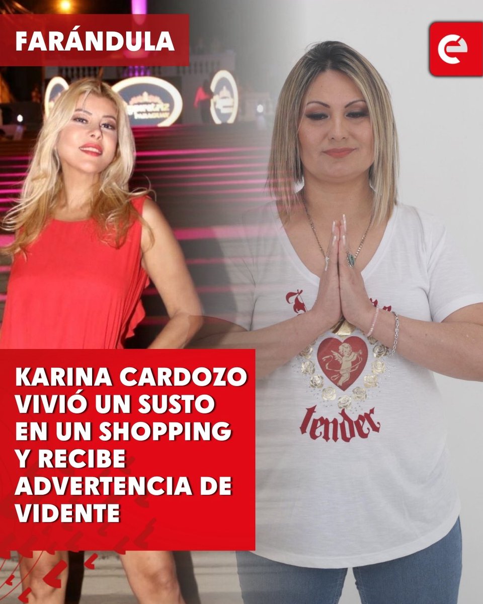 🛍️ Karina Cardozo vivió un susto en un shopping y recibe advertencia de vidente 🔮⚠️

La modelo y periodista Karina Cardozo relató un momento de tensión en el Shopping del Sol, donde notó que un hombre la estaba siguiendo mientras disfrutaba de una merienda ☕🍰. Al percatarse de