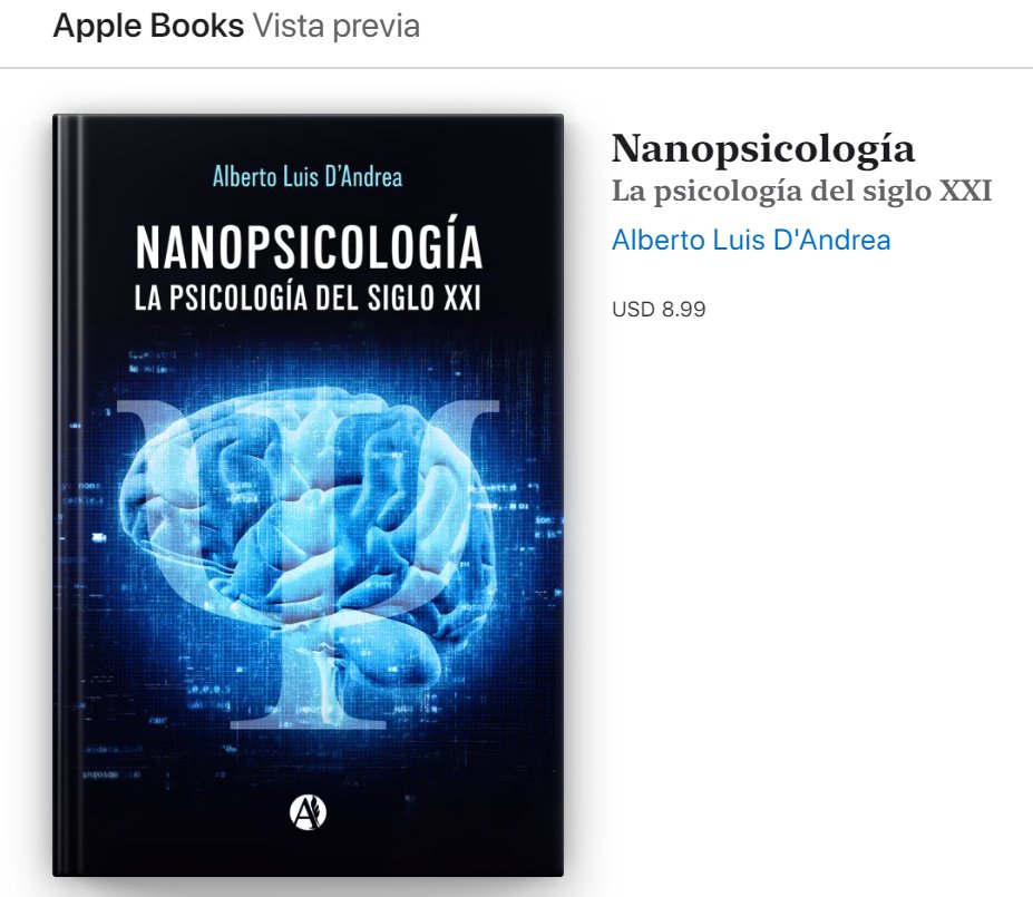 Una nueva disciplina nace. La nanopsicología deja de ser una hipótesis dispersa y se constituye como campo sistematizado.
books.apple.com/ar/book/nanops…