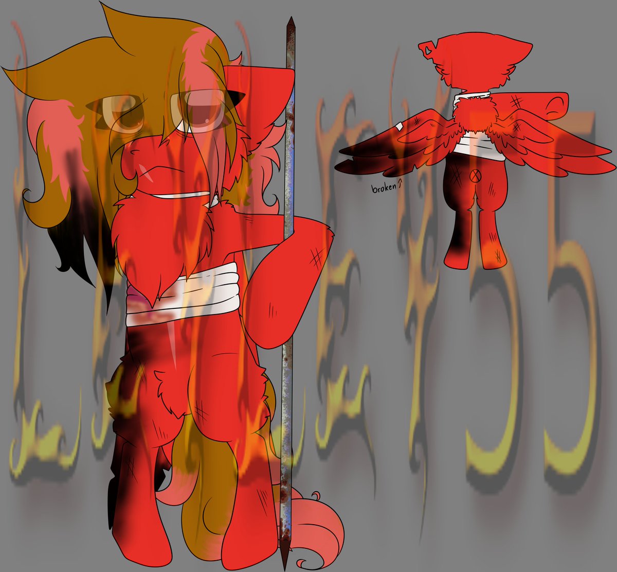 Poppy playtime chapter 5 got me hooked again so I messed up the horse!
Part of a personal AU

#art #fancharacter #digitalart #oc #poppyplaytime #PoppyPlaytimeChapter5 #ArtistOnTwitter