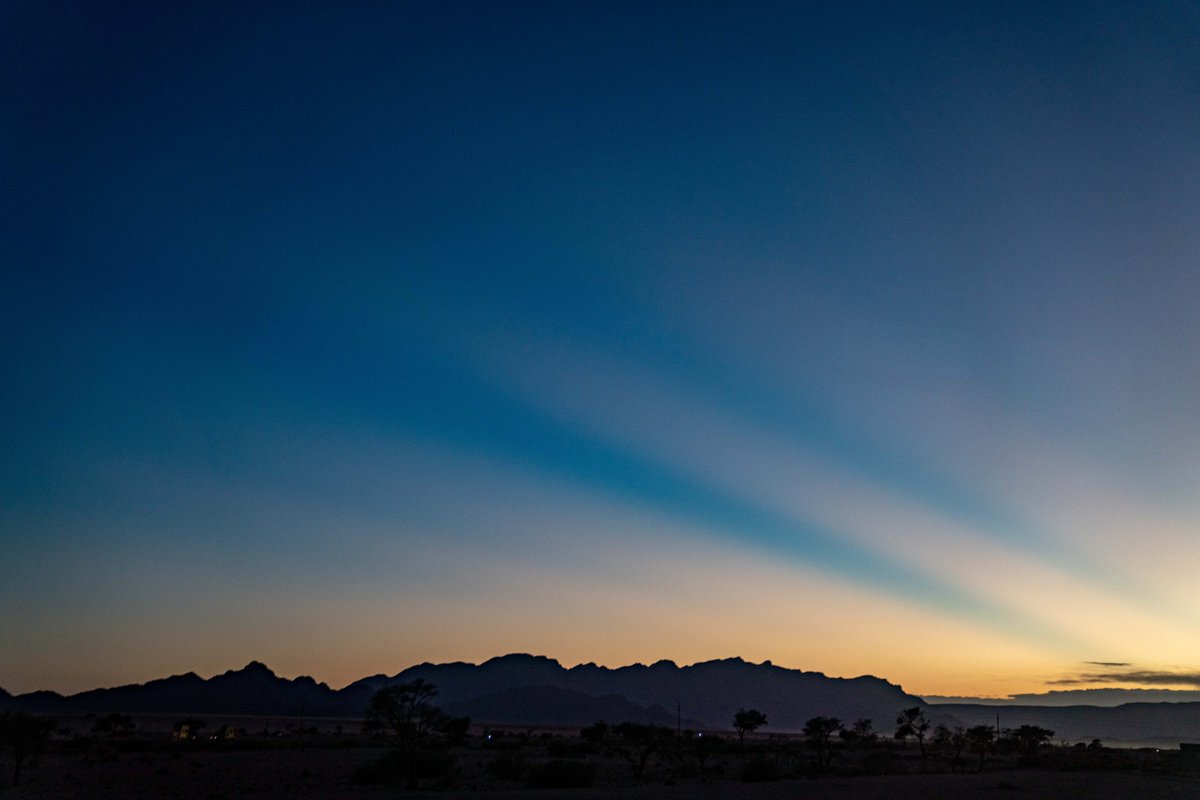 Sunrise in the Namibian Dessert.