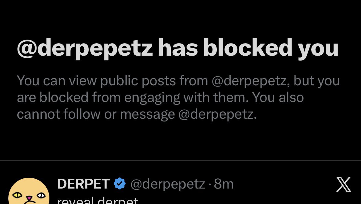 HawrrrSweet's tweet photo. 🚨 Attention NFT community 🚨
@derpepetz are a scam project that double rugged us on Sonic, is now minting NFTs we already own to other people and they are blocking us OG holders to not speak out about their scam. https://t.co/zEOZUUmwpD