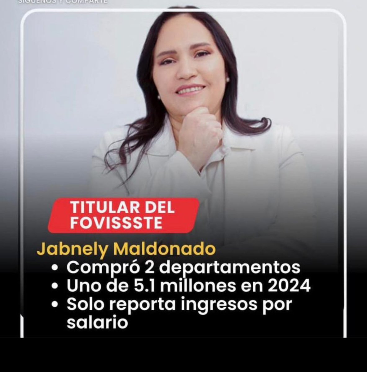 Mr_X4T's tweet photo. @ReynaRo78488165 @JLozanoA Pues como no si ve @jabnelym  ella ya no llora solo facturando está!!,
Mientras tanto los trabajadores honoristas de @FOVISSSTEmx  trabajando sin pago https://t.co/YAdAdI1bgW