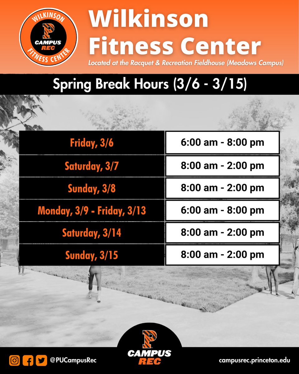 Princeton Campus Recreation tweet media