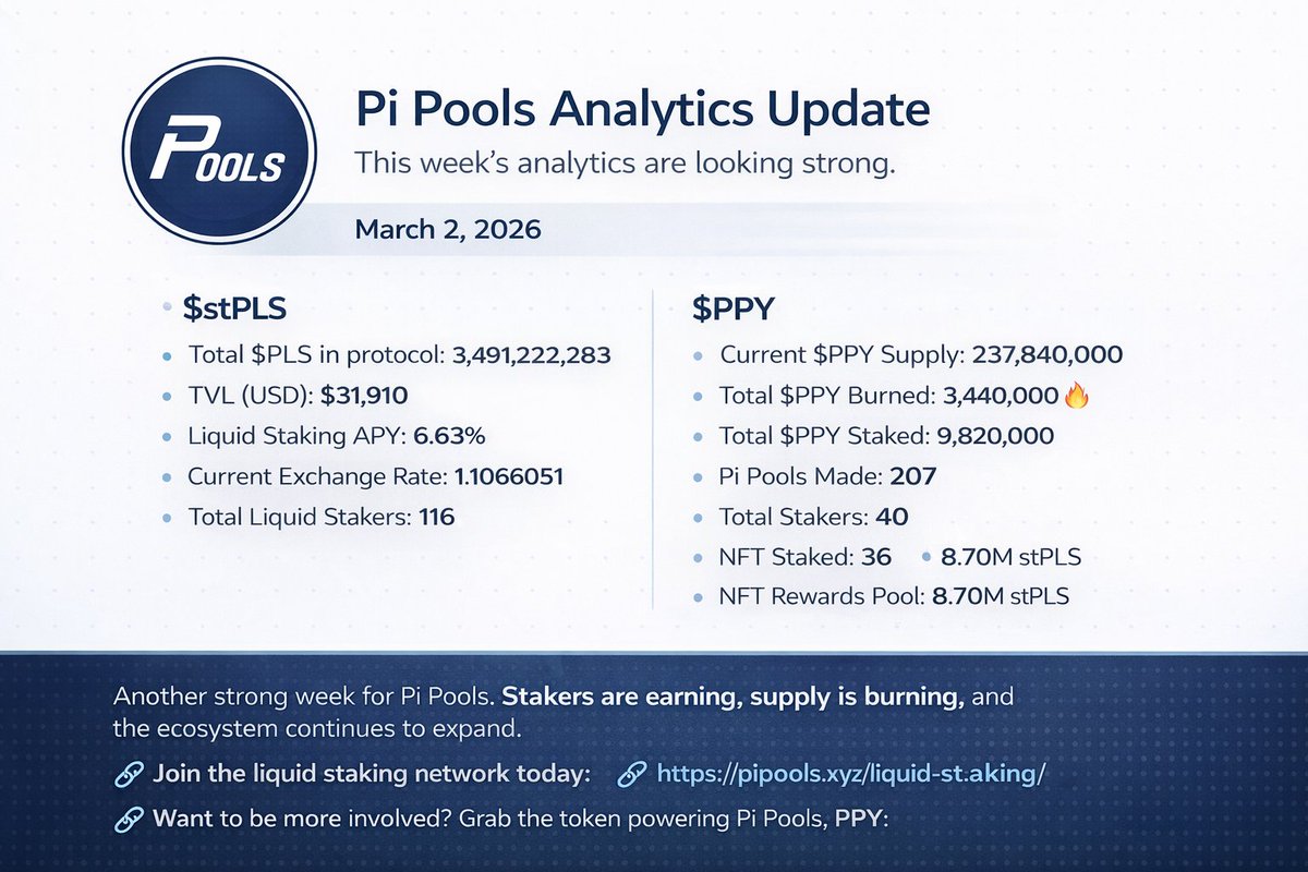 Pi Pools (@PiPoolsxyz) / Posts / X
