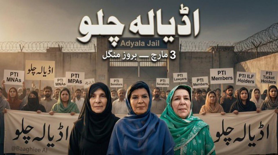 FaizahUsa's tweet photo. @standxdc #ComeOutToSaveKhan ✊🏼🔥
#تین_مارچ_پاکستان_بند
#تین_مارچ_بند_مطلب_بند
#MoveKhanShifaNow
#ShiftKhanToShifaInternational
#ImranKhanNotSafeInAdiala
Join #KhanRehaiBenamiTehreek
#KRBT
1) Allow access to family.
2) Allow access to personal doctors.
I Stand with Khan’s sisters ✊🏼 https://t.co/kTYe4XgxhC