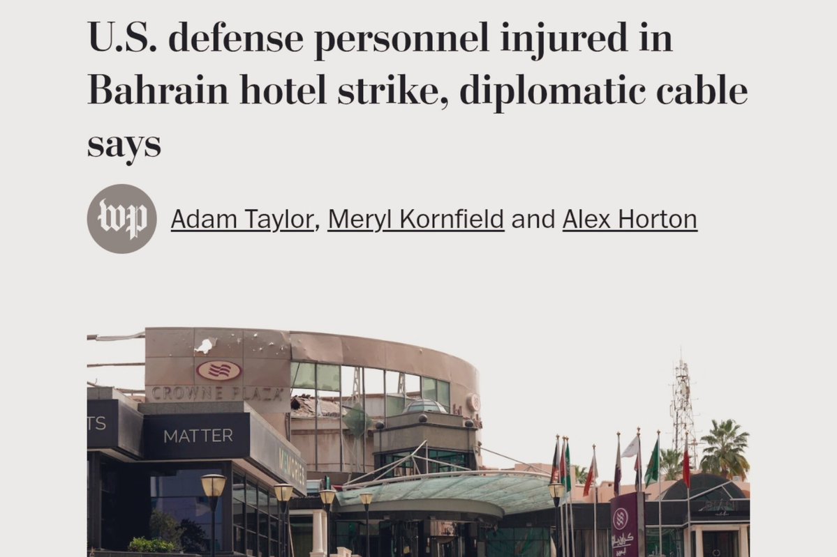 BREAKING:

US regime confirmed that they are using civilian hotels in the gulf as human shields