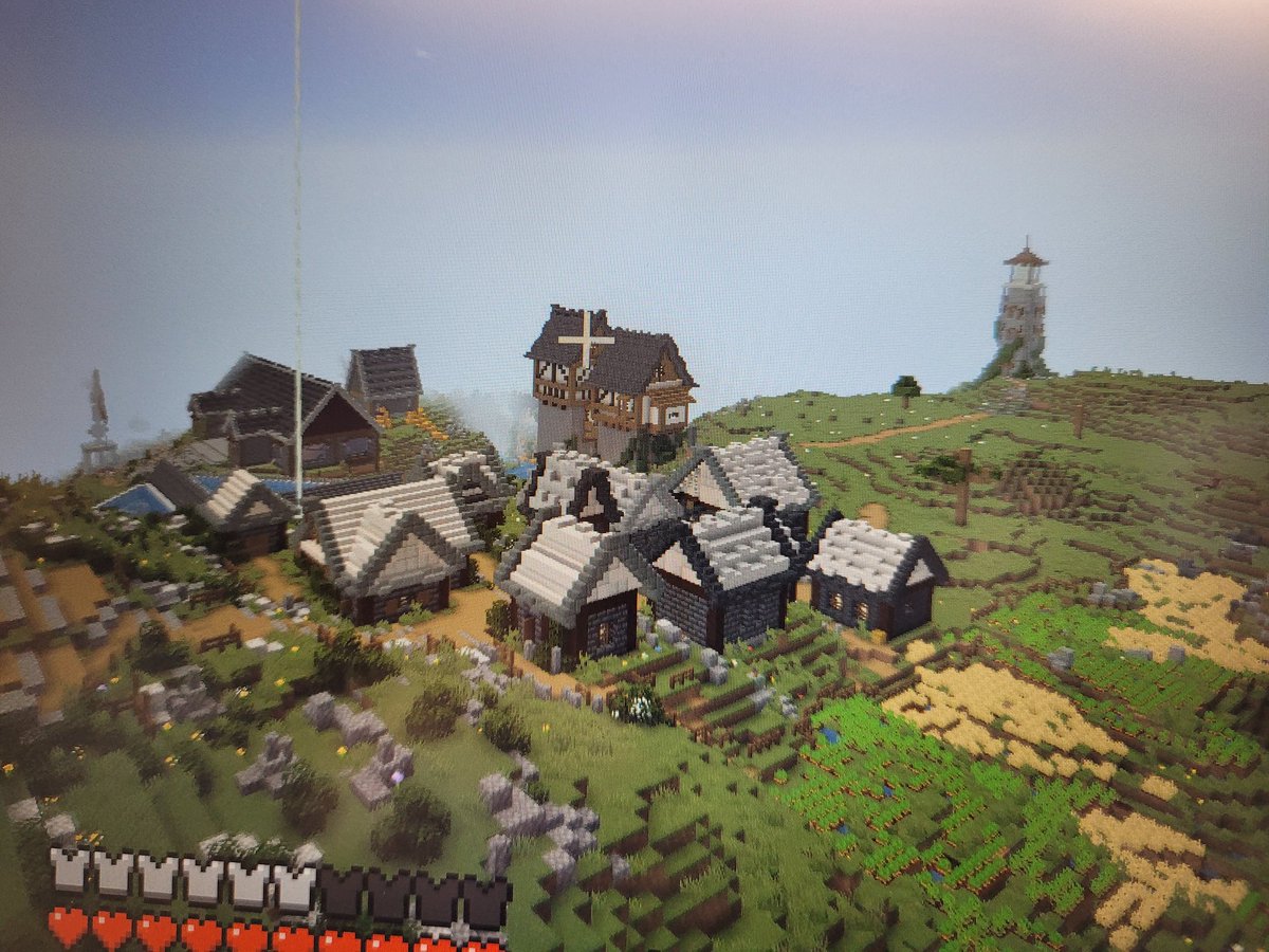Landryj38's tweet photo. Finished the Gate House 
It’s the last stop before the mega base… and it turned out better than I planned.
Now it’s back to the BIG project tomorrow 
Mega base grind officially starts again 
#Minecraft #MinecraftBuild #MegaBase #SurvivalMinecraft #BuilderLife #GamingCommunity https://t.co/pSqMukXu1a