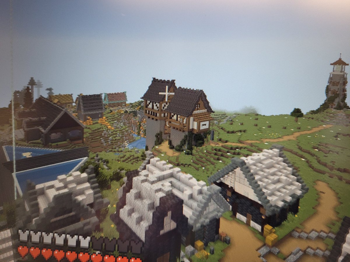 Landryj38's tweet photo. Finished the Gate House 
It’s the last stop before the mega base… and it turned out better than I planned.
Now it’s back to the BIG project tomorrow 
Mega base grind officially starts again 
#Minecraft #MinecraftBuild #MegaBase #SurvivalMinecraft #BuilderLife #GamingCommunity https://t.co/pSqMukXu1a