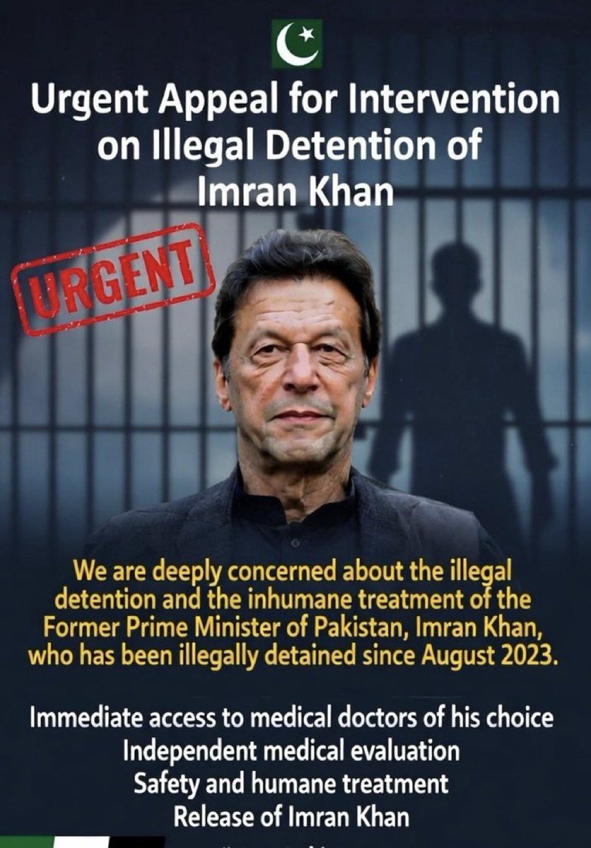 FaizahUsa's tweet photo. @standxdc #ComeOutToSaveKhan ✊🏼🔥
#تین_مارچ_پاکستان_بند
#تین_مارچ_بند_مطلب_بند
#MoveKhanShifaNow
#ShiftKhanToShifaInternational
#ImranKhanNotSafeInAdiala
Join #KhanRehaiBenamiTehreek
#KRBT
1) Allow access to family.
2) Allow access to personal doctors.
I Stand with Khan’s sisters ✊🏼 https://t.co/i4lIhYSB1n