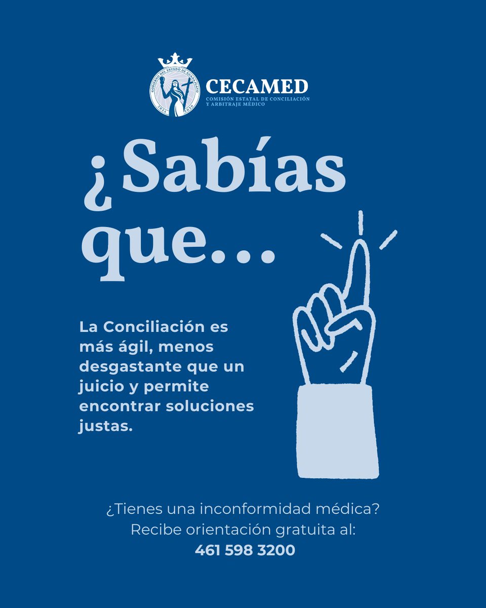 CecamedGente's tweet photo. ¿Tuviste una mala experiencia en un servicio médico y no sabes qué hacer? 
En #CECAMED te orientamos de manera gratuita para buscar una solución justa. https://t.co/P3WR2tLK8e