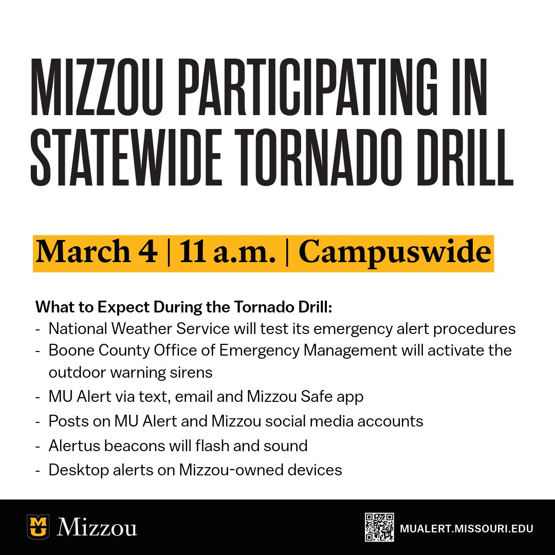 University of Missouri Police Department (MUPD) tweet media