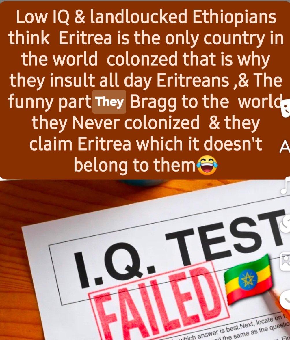 Titina_lmn's tweet photo. @Dude122033 @BellaAsmarina27 @beraki_helen @BehiwotTilahun @DrAbayneh @dv785 @eri_id_ 😂😂 you dont have argument ❌Eritrea isn’t your property, your backup plan, or your consolation prize for being landlocked. Entitlement isn’t history. Crying about it won’t change maps.#HistoricalFacts #EritreaIsSovereign #StopRevisionism #ColonizedNotOwned # #FactsOverFantasy https://t.co/iyKaJhWPEH