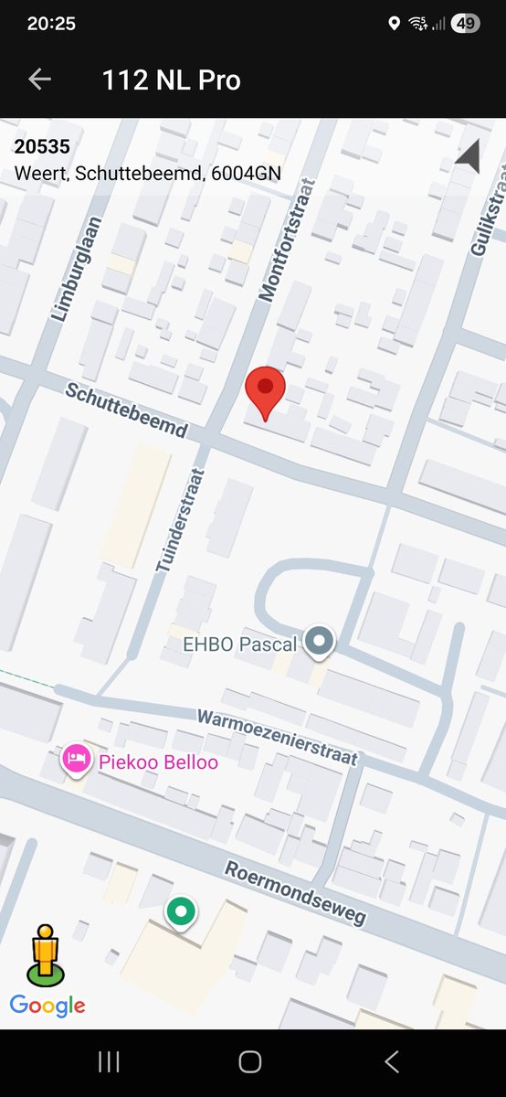 Inzet Ambulance in Weert