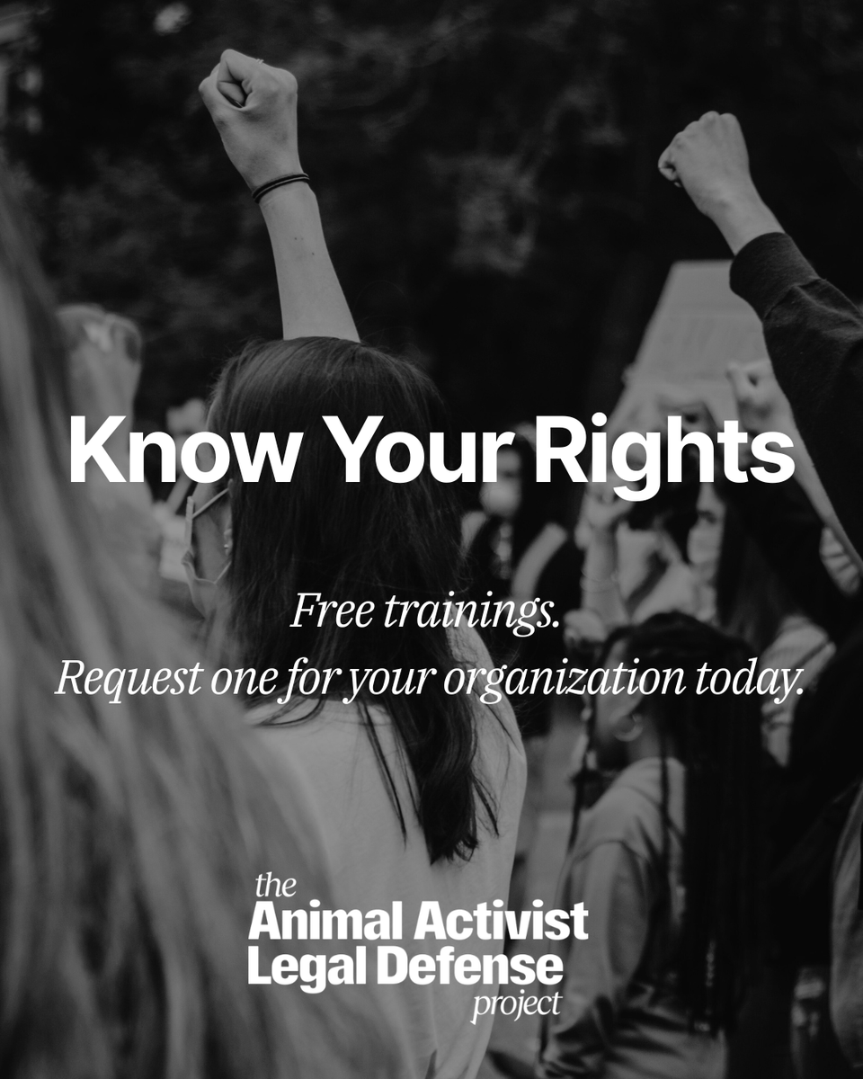 Animal Activist Legal Defense Project tweet media