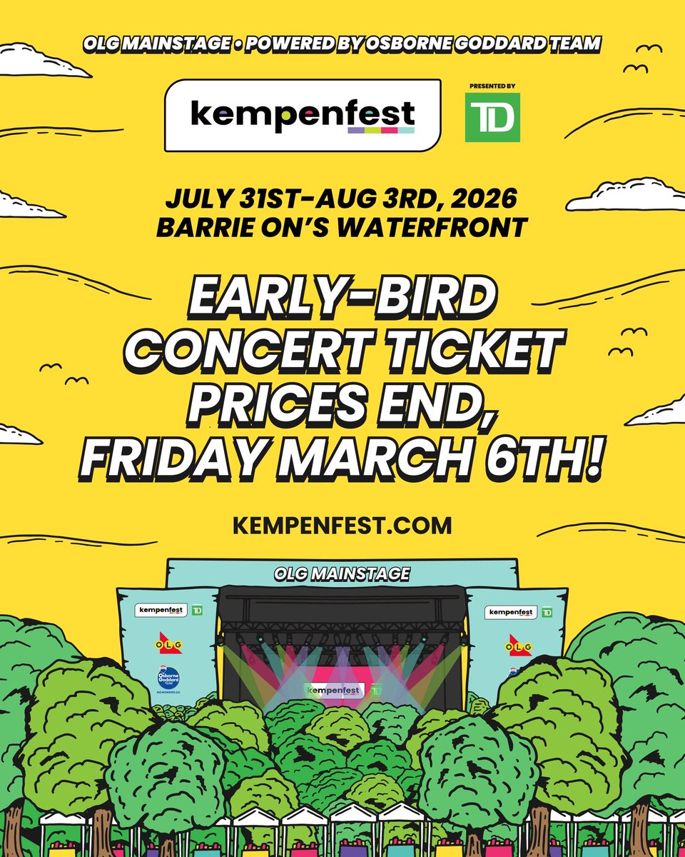 Kempenfest Barrie tweet media