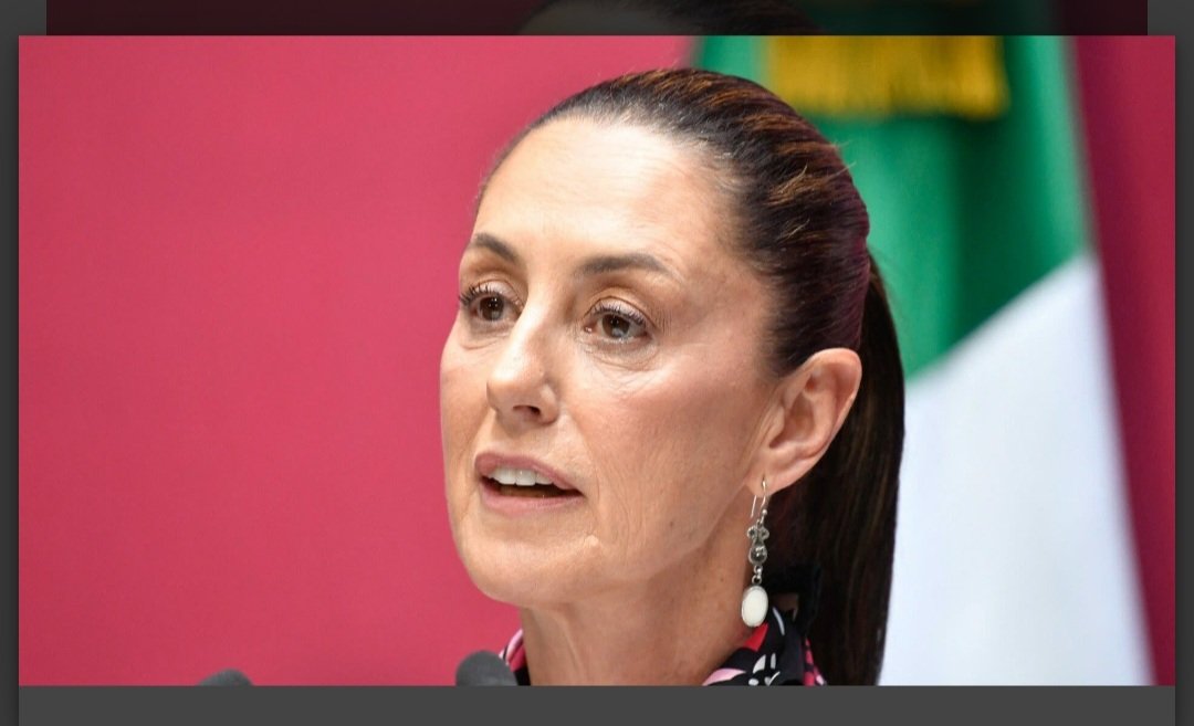 AngelEmiliander's tweet photo. La presidenta de Mexico  asegura que la postura ante la escalada en Oriente Medio es clara: diálogo y diplomacia por encima de todo. 
https://t.co/VSJnUn1FOy https://t.co/XnNfyuXBa0