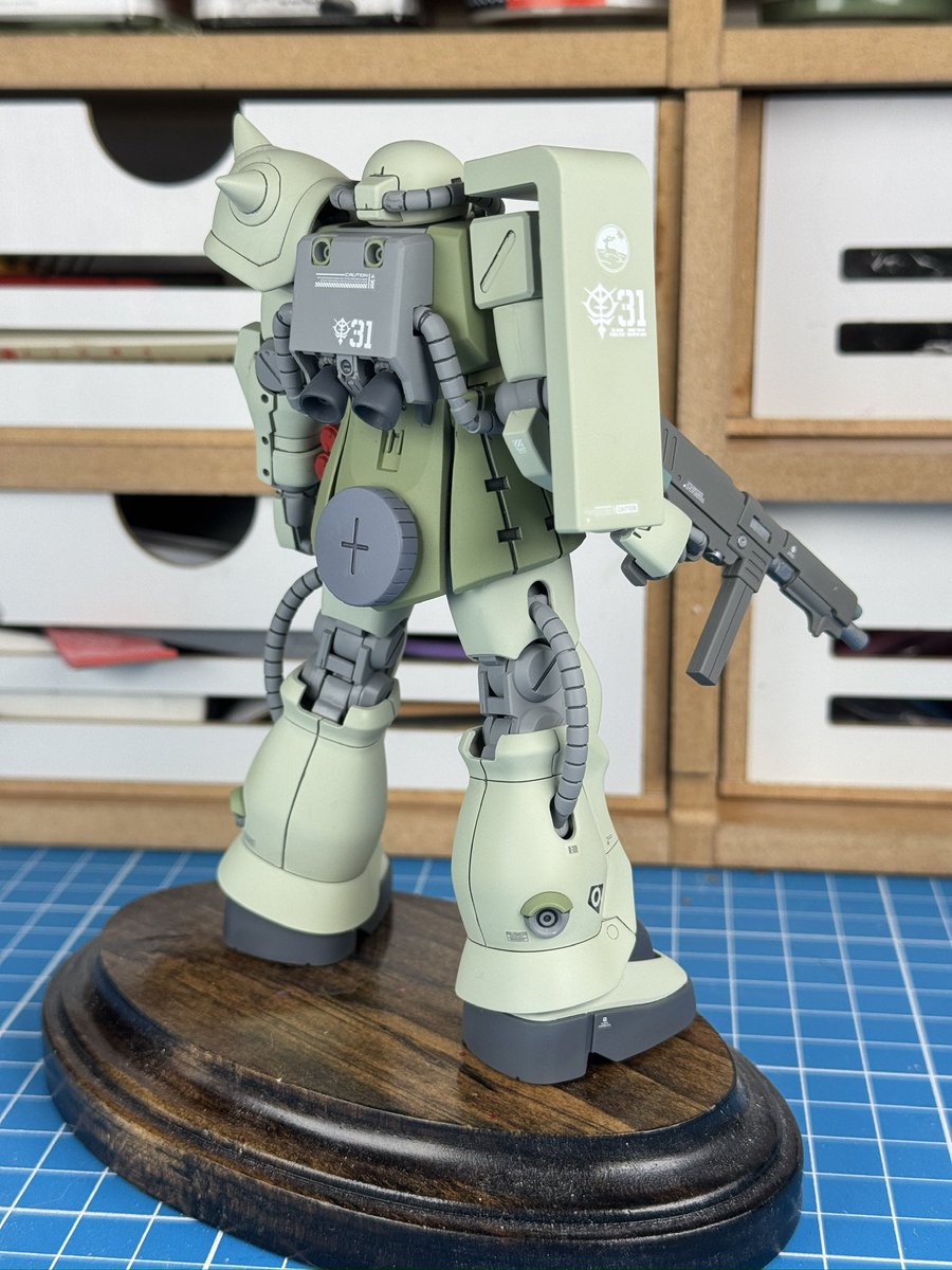 DerekM_J's tweet image. Inspired by @kenichiro16w I also did an F2 Zaku #Zaku #Gunpla