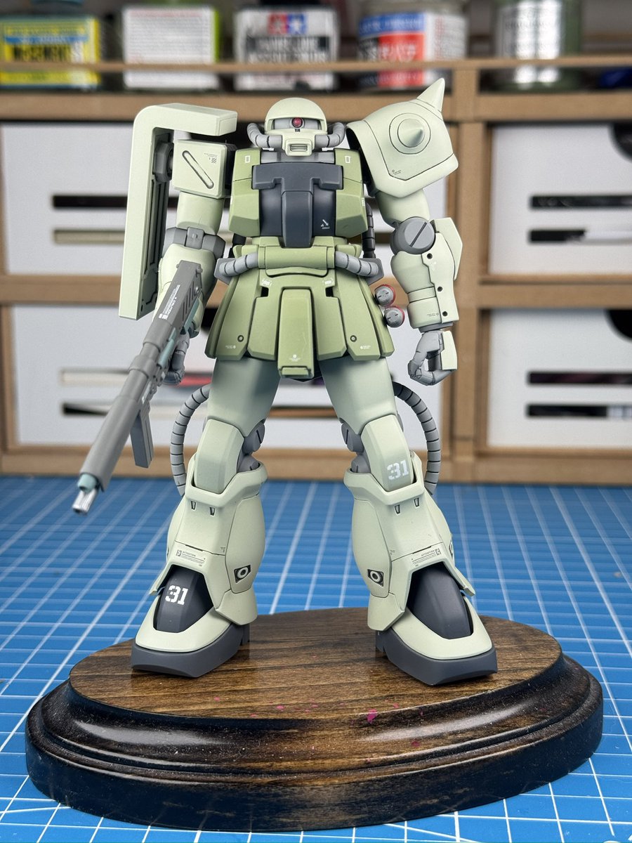DerekM_J's tweet image. Inspired by @kenichiro16w I also did an F2 Zaku #Zaku #Gunpla