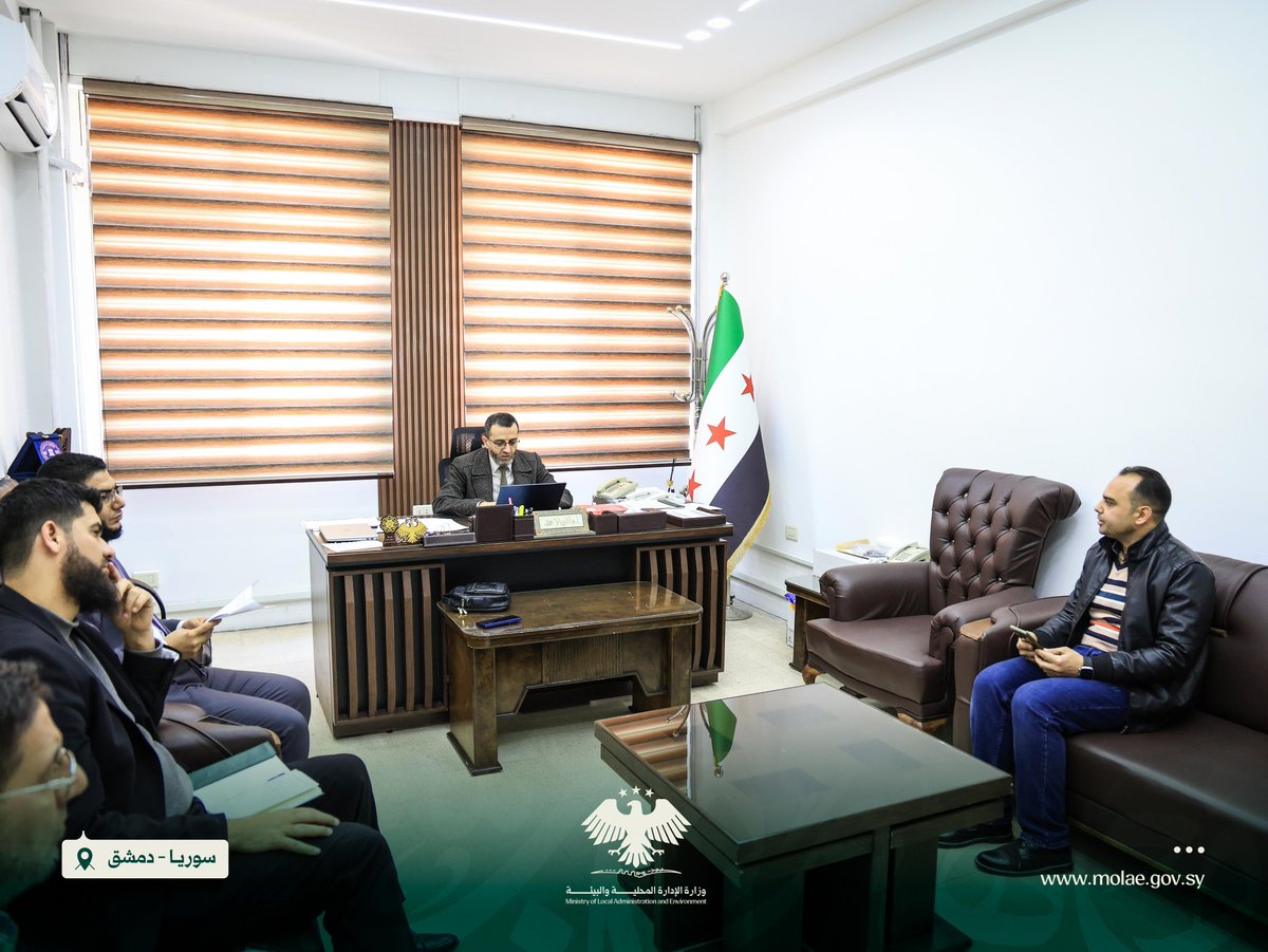 وزارة الإدارة المحلية والبيئة السورية tweet media