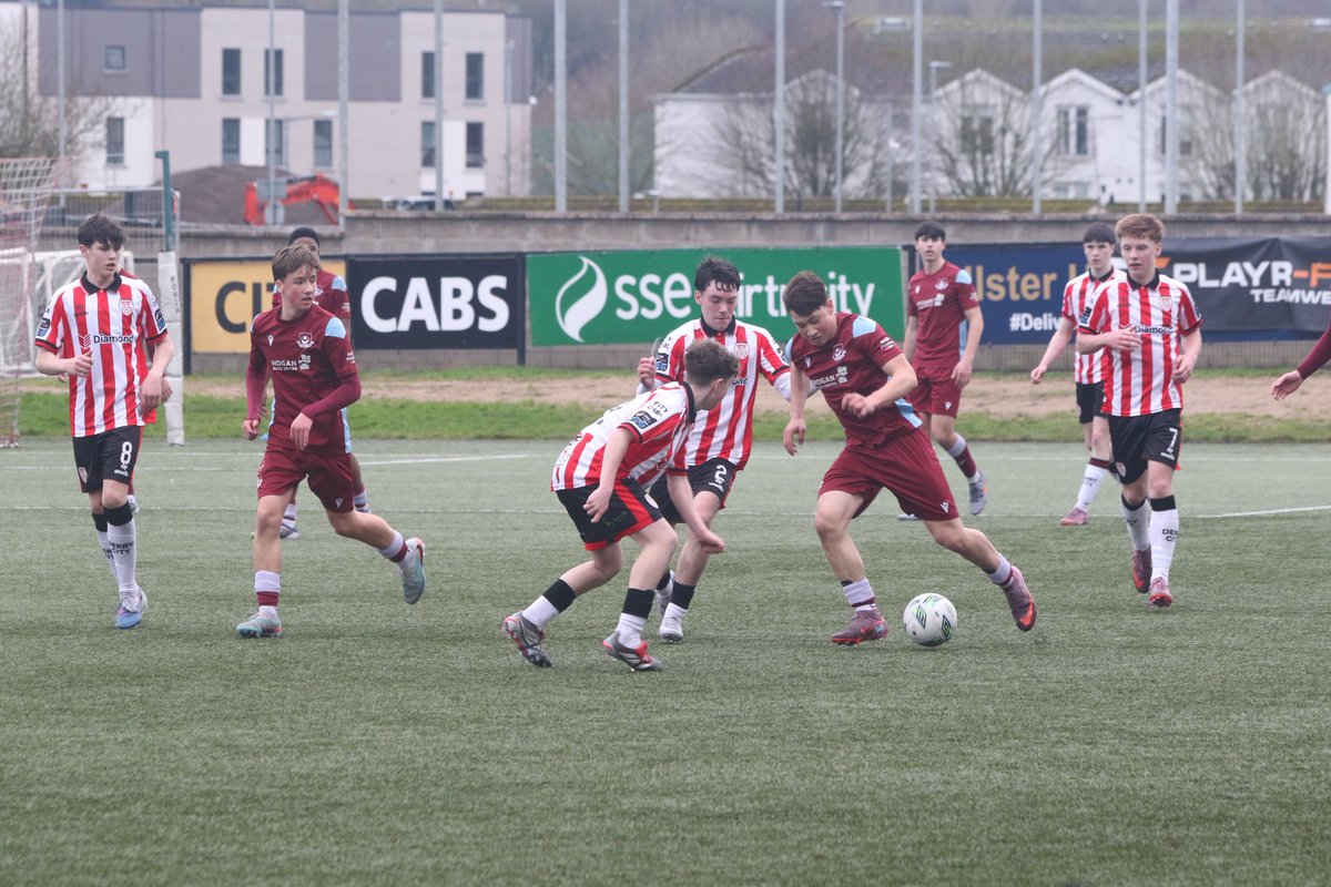 Derry City 1 - Drogheda United U17M 3 

Goal scorers Excel Imade, Alex Kelly &amp; Ewan Fox  

📸 Darren Pullen  

🟣🔵 #WeAreDrogs | Wogan Build Centre