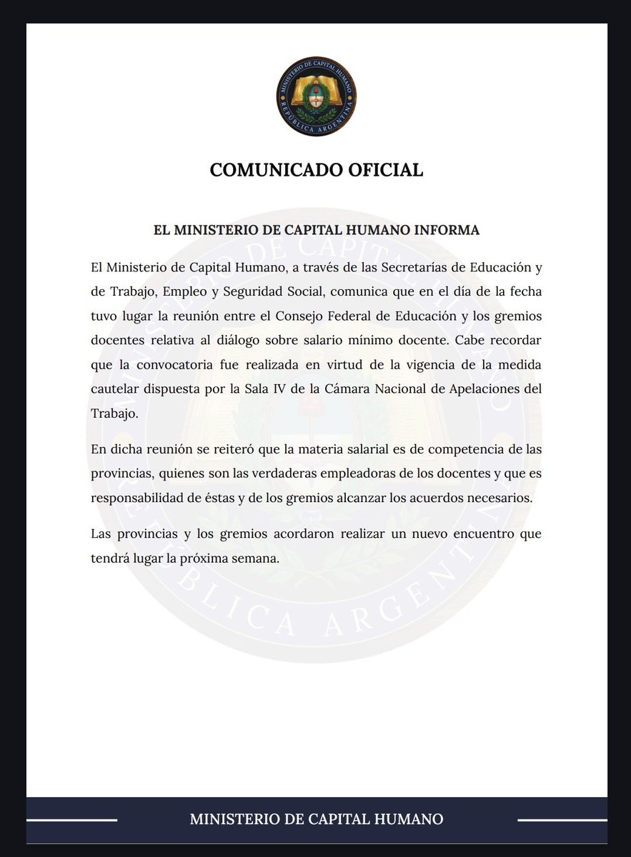 El gobierno informa que continuará sin cumplir con el FONID y sin respetar el presupuesto de las escuelas técnicas.